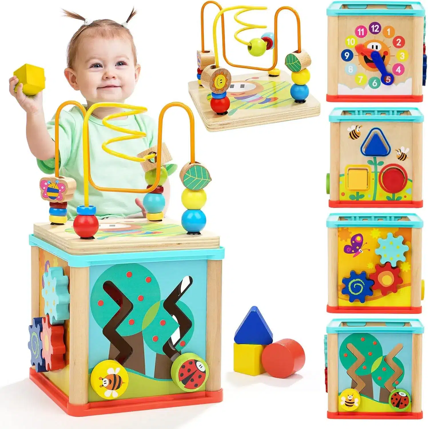 Cubo infantil laberinto